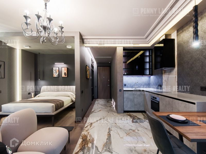 Сдаётся студия, 42 м²