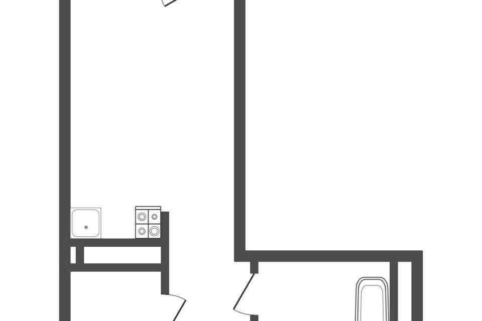 Продаётся студия, 23 м²