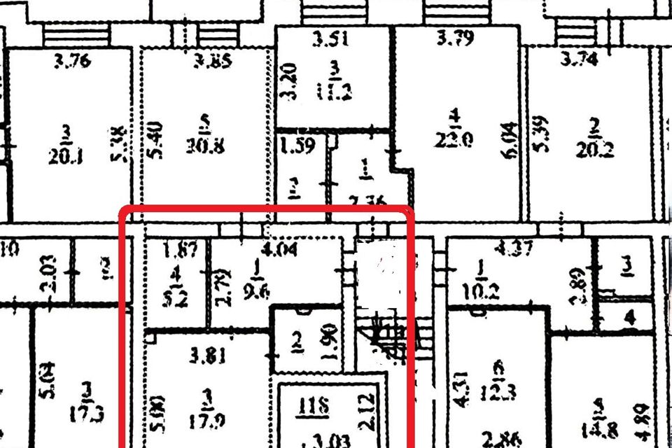 Продаётся 1-комнатная квартира, 58 м²