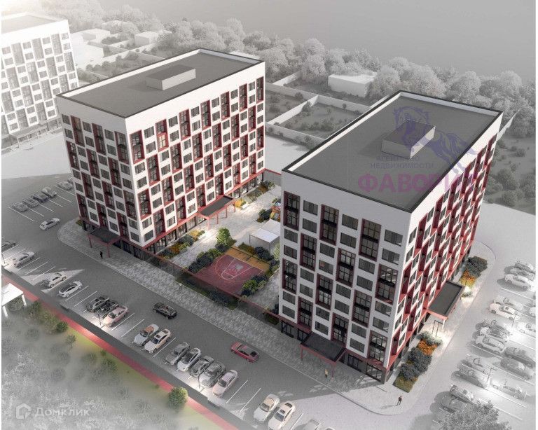 Продаётся 1-комнатная квартира, 38.6 м²