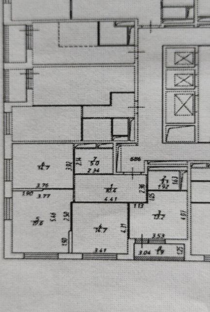 Продаётся 3-комнатная квартира, 80.7 м²