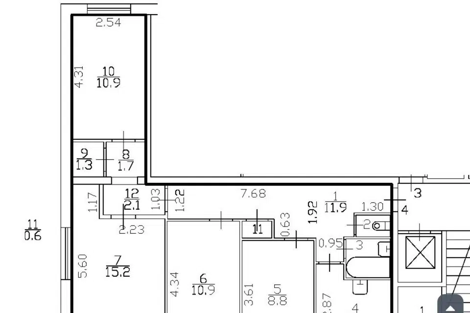 Продаётся комната в 1-комн. квартире, 11 м²