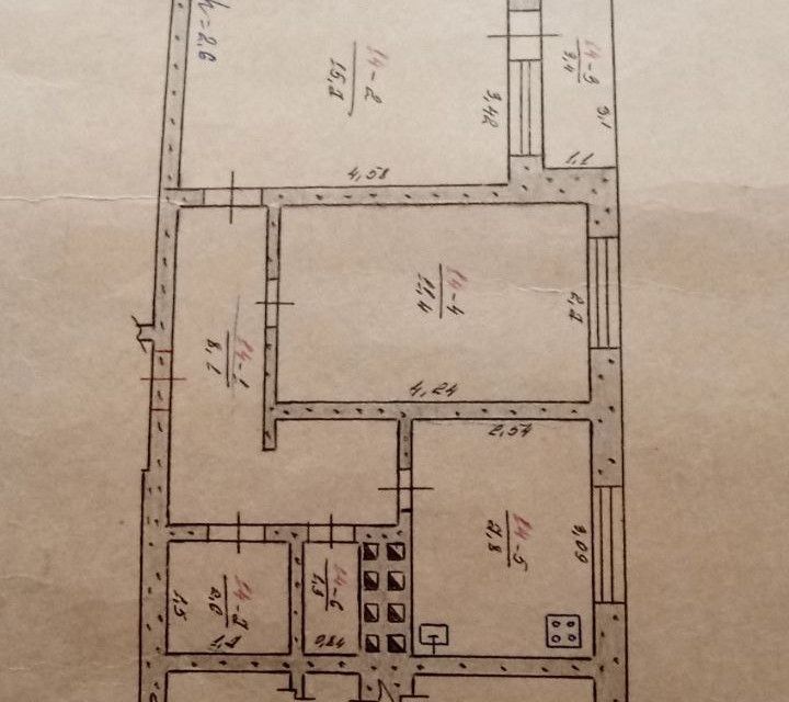 Продаётся 2-комнатная квартира, 46.9 м²