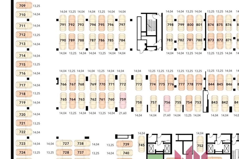 Продаётся машиноместо, 14.6 м²