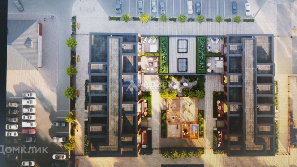 Продаётся 1-комнатная квартира, 46.63 м²