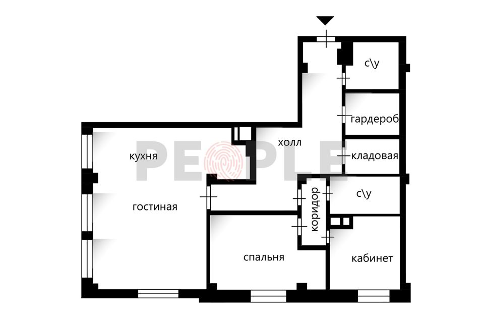 Продаётся 4-комнатная квартира, 170.6 м²