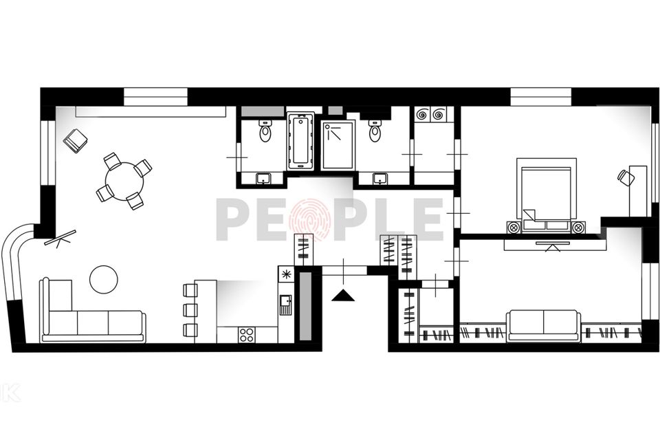 Продаётся 3-комнатная квартира, 85 м²