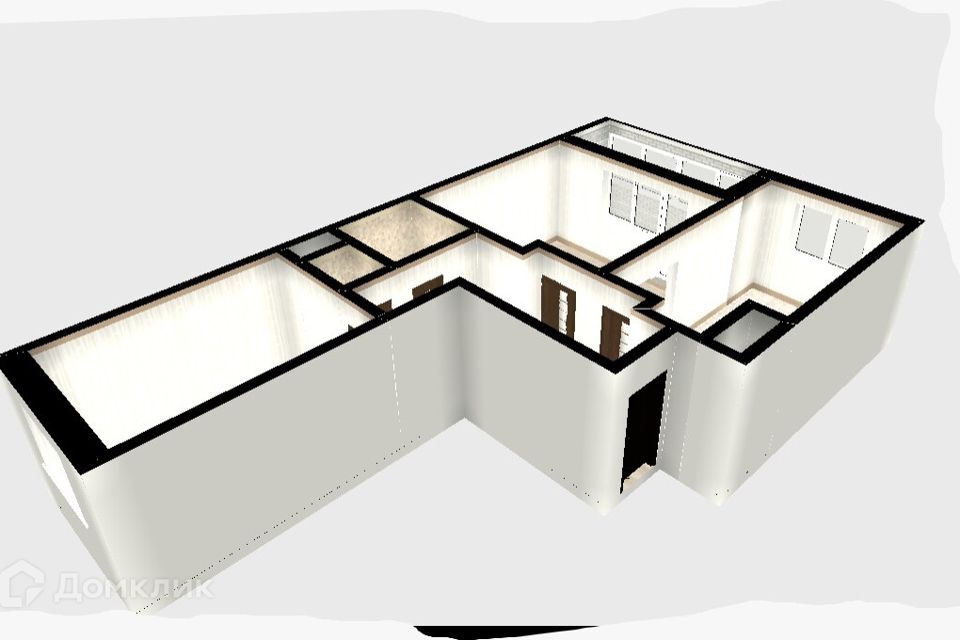 Продаётся 2-комнатная квартира, 61 м²