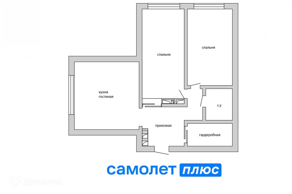 Продаётся 3-комнатная квартира, 76 м²