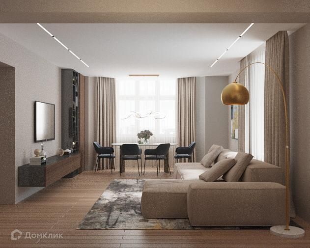 Продаётся 3-комнатная квартира, 108 м²