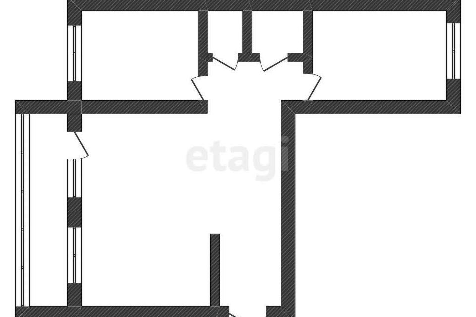 Продаётся 3-комнатная квартира, 66.9 м²