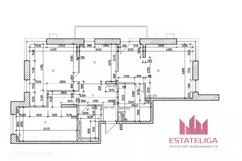 Продаётся 3-комнатная квартира, 106 м²
