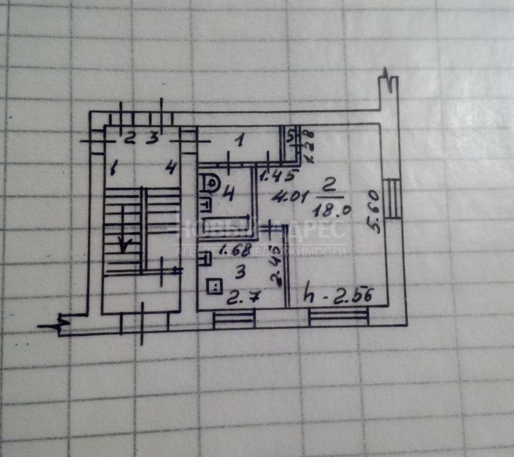 Продаётся 1-комнатная квартира, 31.4 м²