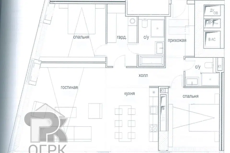 Продаётся 3-комнатная квартира, 103.9 м²