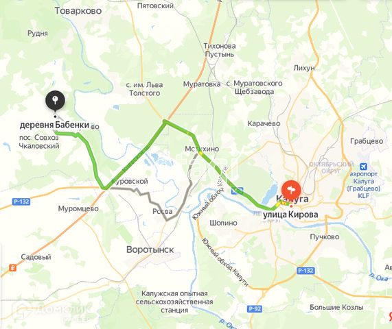 Карта гремячево калужская область