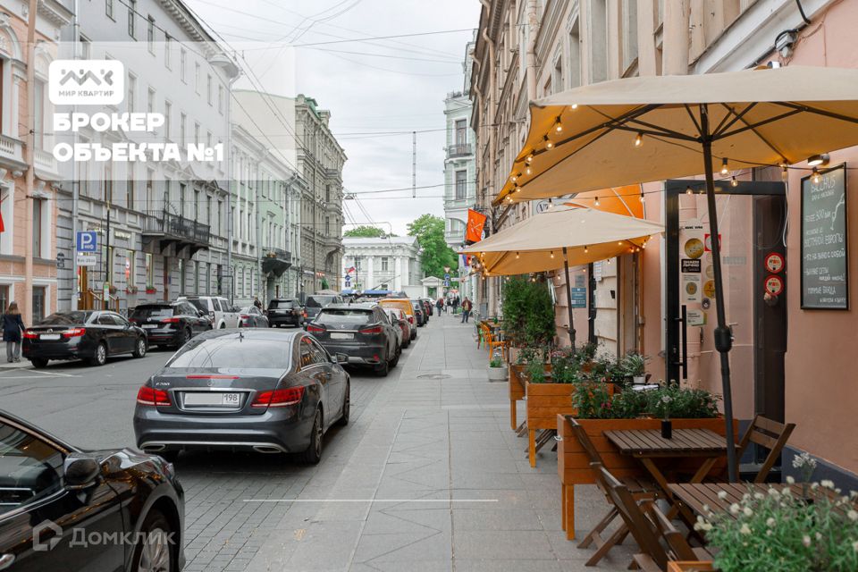 Продаётся 1-комнатная квартира, 45.7 м²