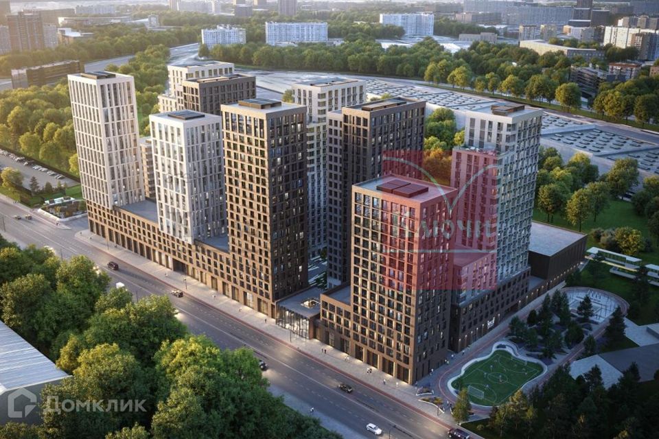 Продаётся 2-комнатная квартира, 43.6 м²