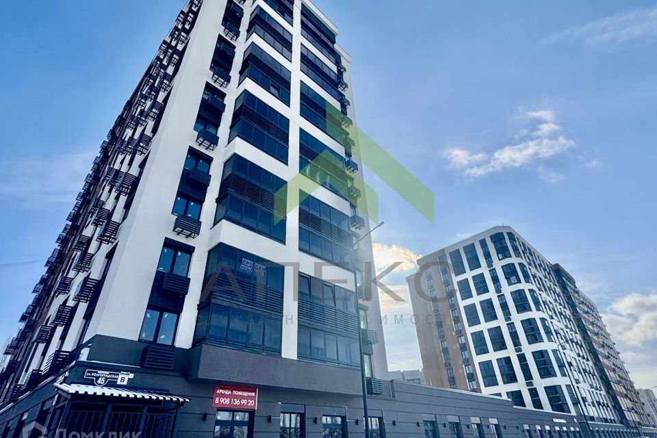 Продаётся 1-комнатная квартира, 40.6 м²