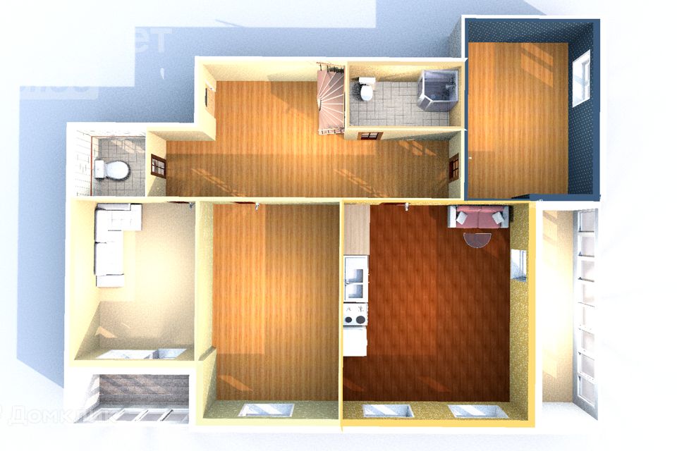 Продаётся 4-комнатная квартира, 105.2 м²