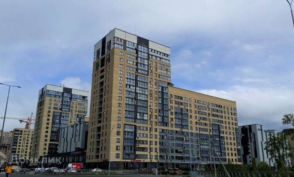 Продаётся 1-комнатная квартира, 53.8 м²