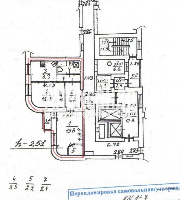 Продаётся 2-комнатная квартира, 49 м²