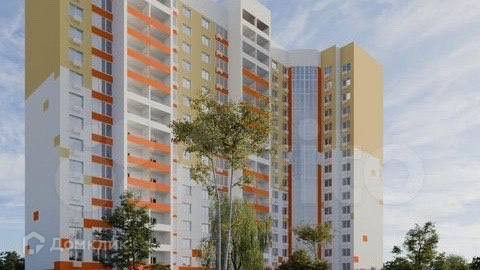 Продаётся 2-комнатная квартира, 59.7 м²