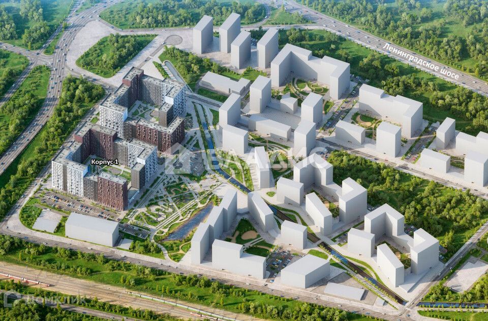 Продаётся 2-комнатная квартира, 53.96 м²