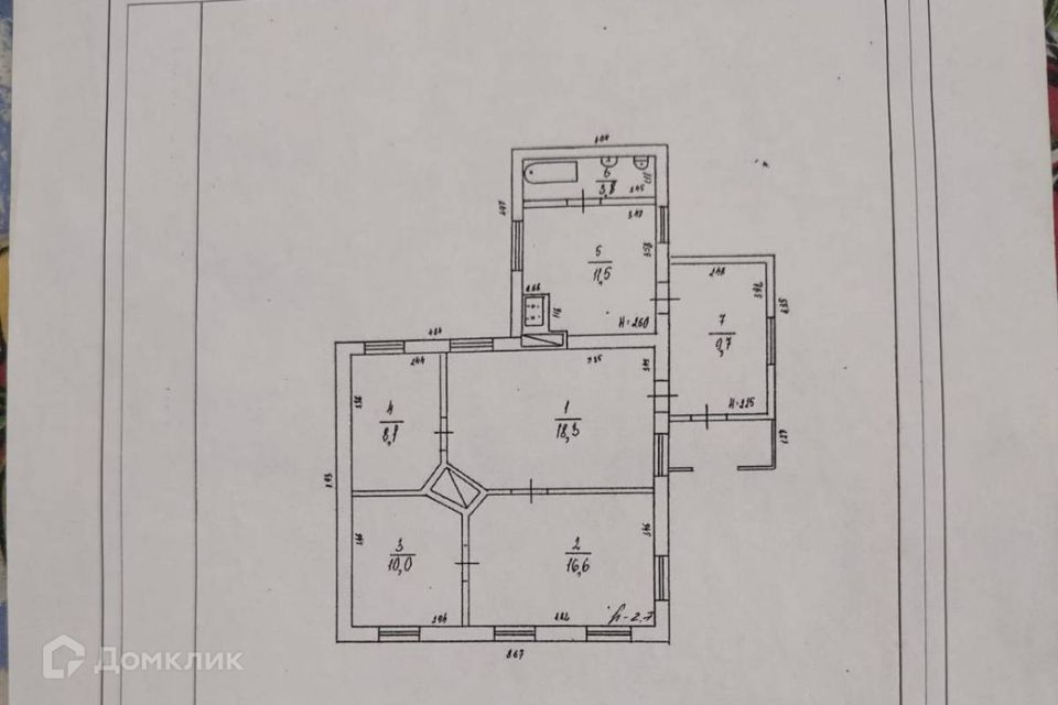 Продаётся 1-этажный дом, 78 м²