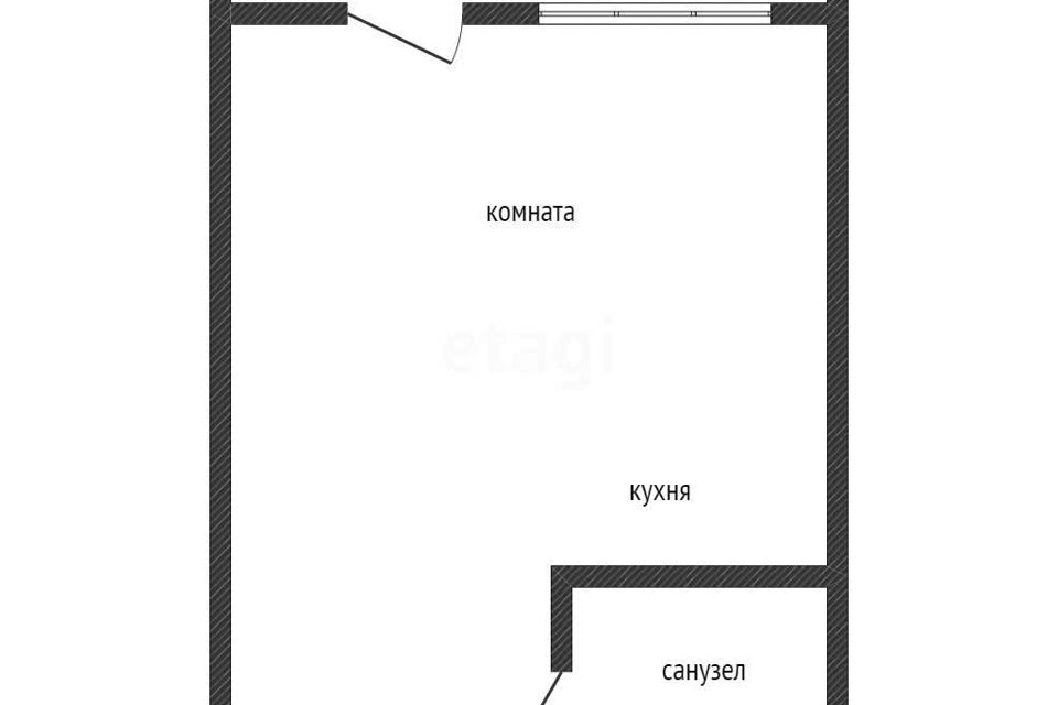 Продаётся студия, 19.6 м²