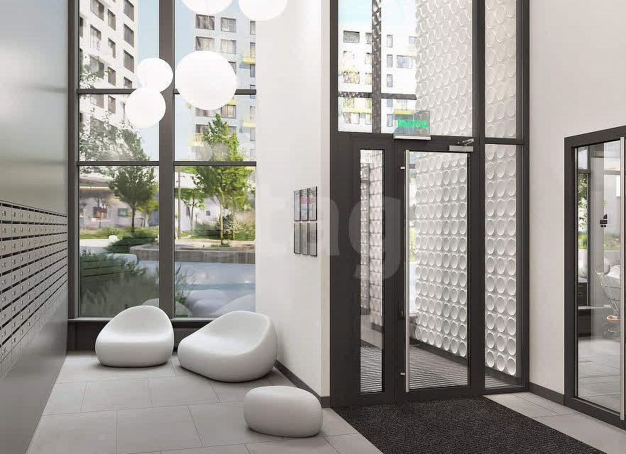 Продаётся 1-комнатная квартира, 45.64 м²