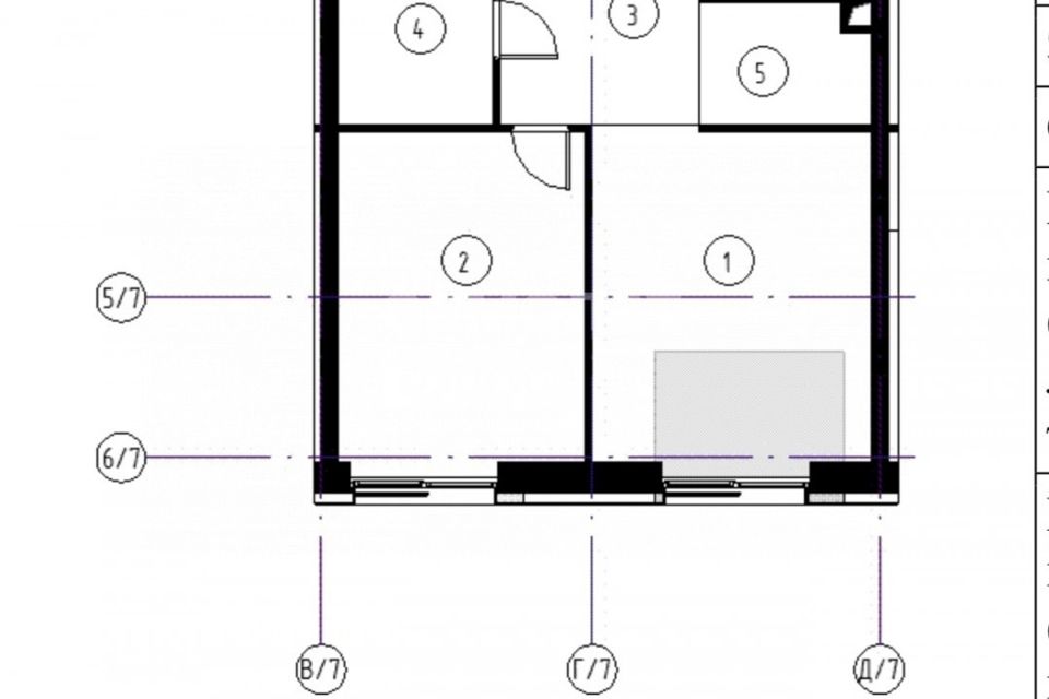 Продаётся 1-комнатная квартира, 38.6 м²