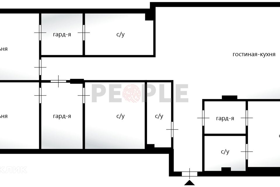 Продаётся 4-комнатная квартира, 186 м²