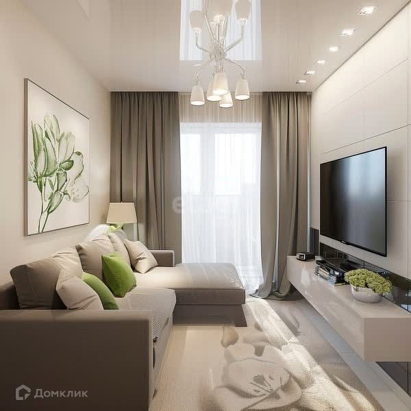 Продаётся 2-комнатная квартира, 58.5 м²