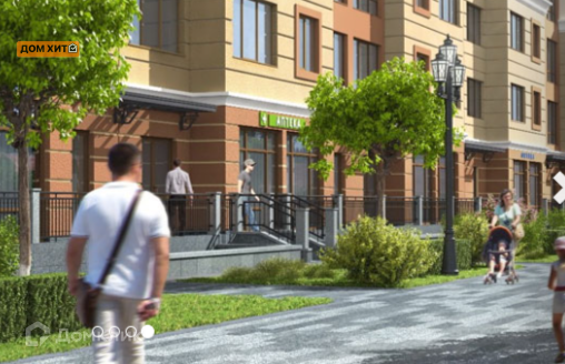 Продаётся 2-комнатная квартира, 61.63 м²