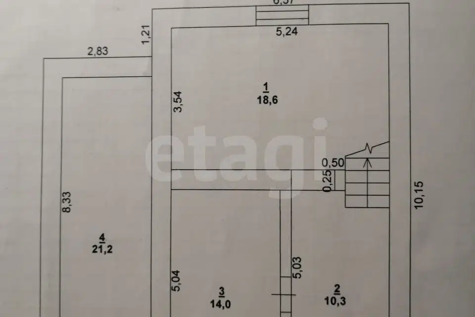 Продаётся 3-этажный дом, 194 м²