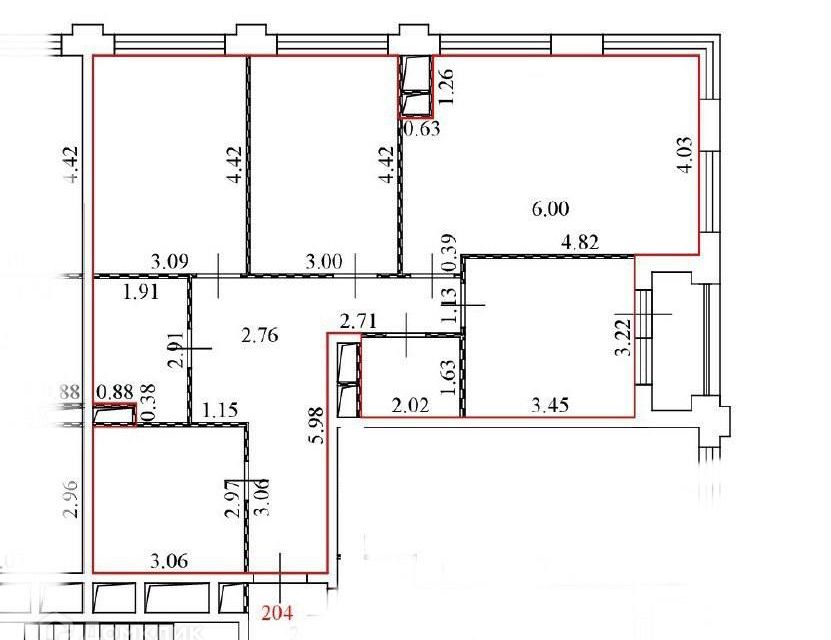 Продаётся 3-комнатная квартира, 96 м²
