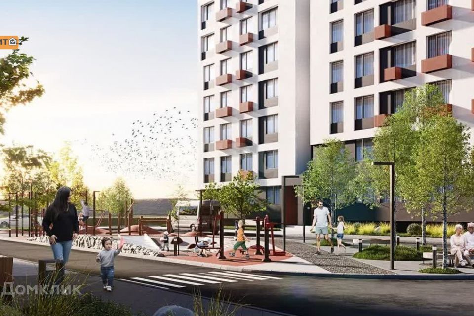 Продаётся 1-комнатная квартира, 43.5 м²