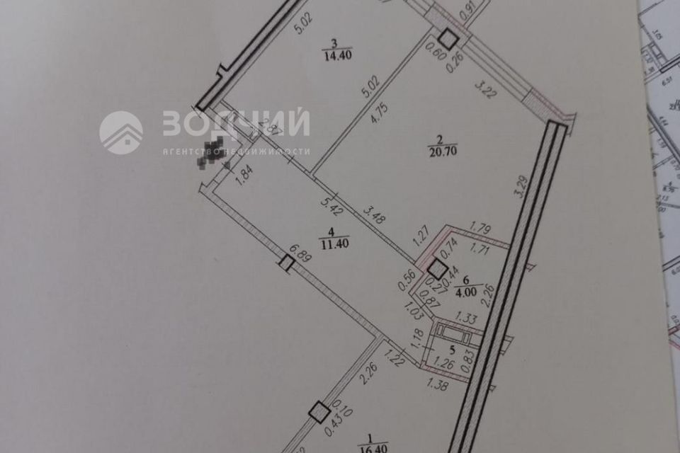 Продаётся 2-комнатная квартира, 72 м²