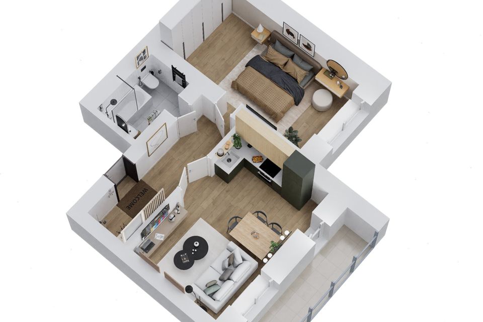 Продаётся студия, 50 м²