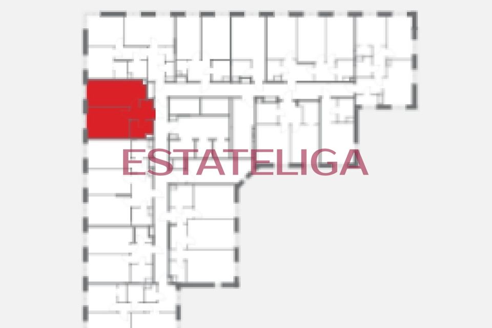 Продаётся 1-комнатная квартира, 43.1 м²