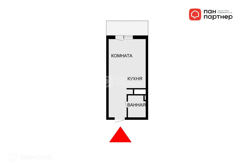 Продаётся студия, 21.8 м²