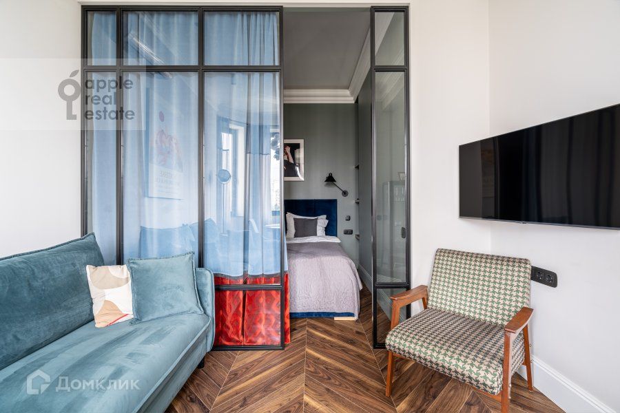 Сдаётся 1-комнатная квартира, 37 м²