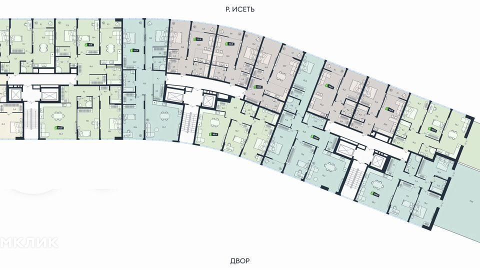 Продаётся 2-комнатная квартира, 94 м²