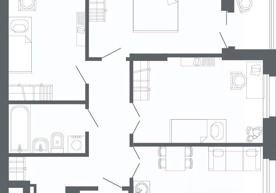 Продаётся 3-комнатная квартира, 69.1 м²