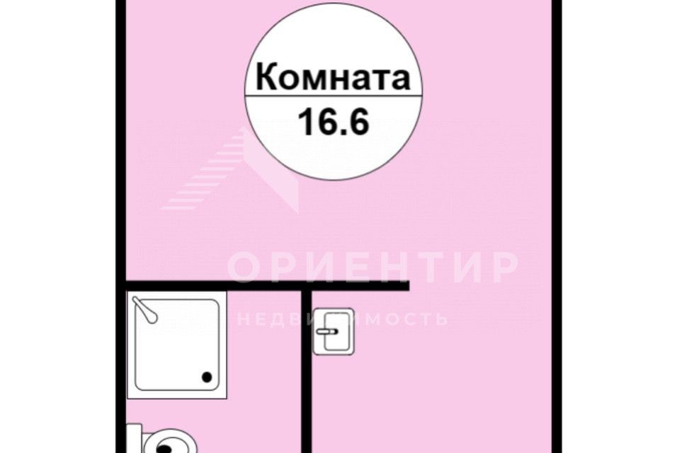 Продаётся студия, 16.6 м²