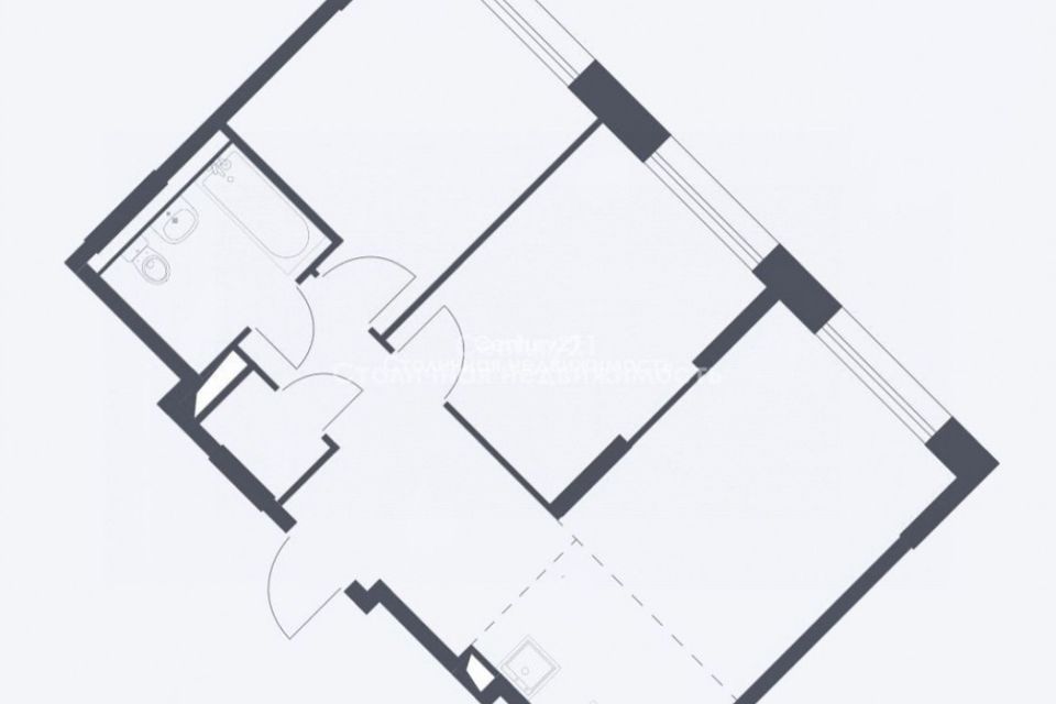 Продаётся 3-комнатная квартира, 51.9 м²