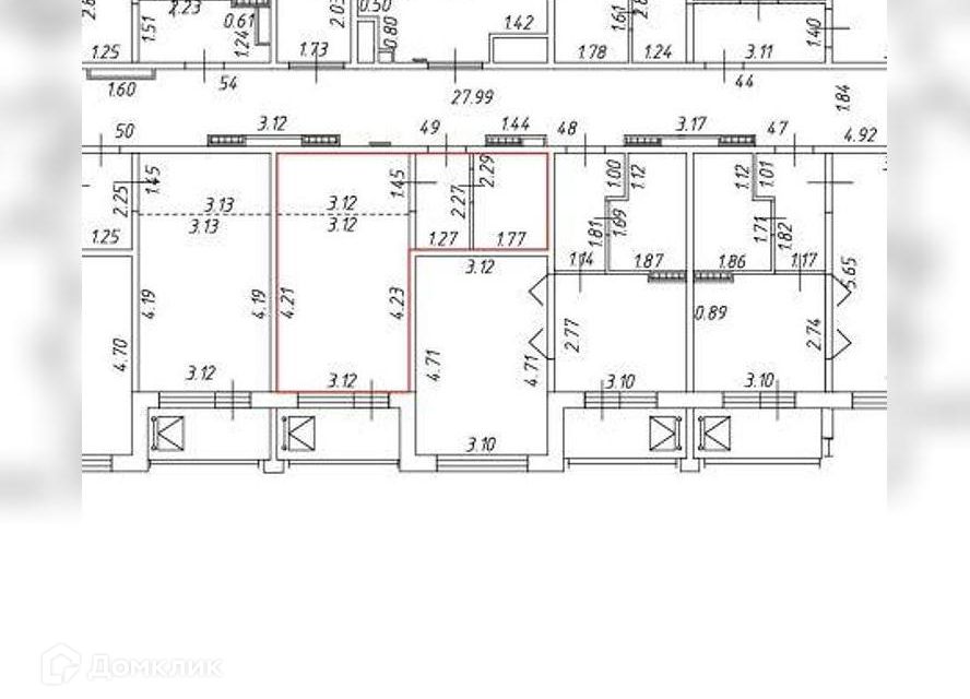 Продаётся 1-комнатная квартира, 24.7 м²