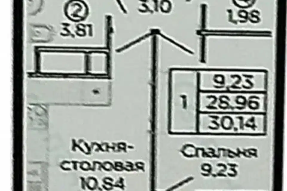 Продаётся 1-комнатная квартира, 28.4 м²