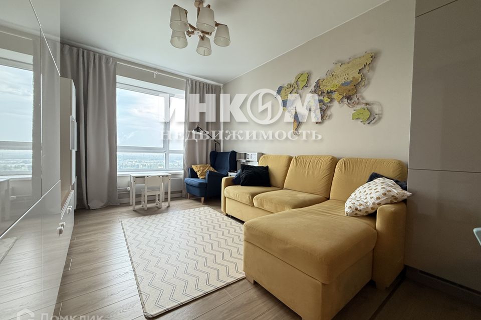 Продаётся 1-комнатная квартира, 38.5 м²