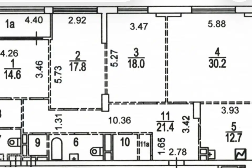 Продаётся 4-комнатная квартира, 140 м²